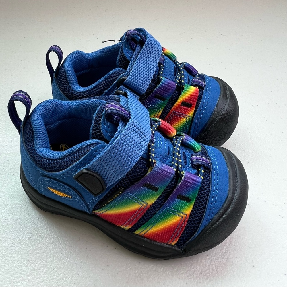 Keen Newport H2 Bright Cobalt Blue Rainbow Sandals - Picture 6 of 13
